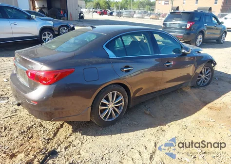 2015 Infiniti Q50 Premium из США, поврежденный, VIN JN1BV7AR0FM414576